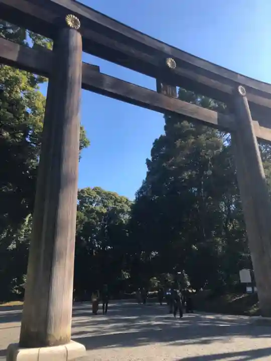 明治神宮の鳥居