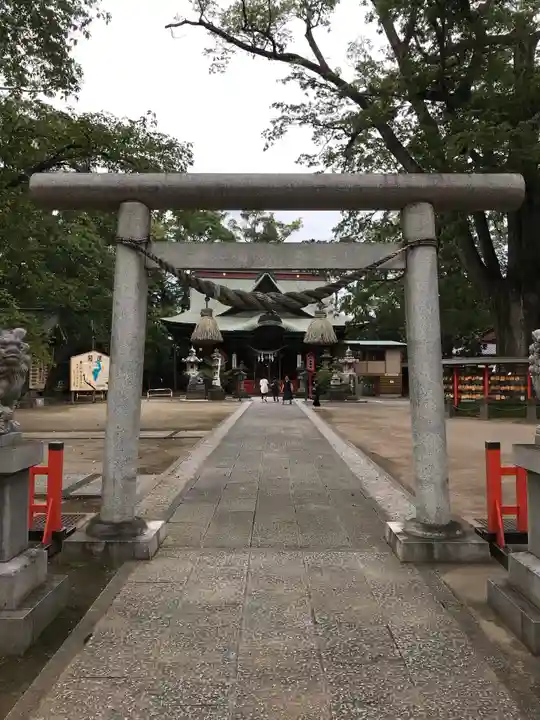 上野総社神社の鳥居