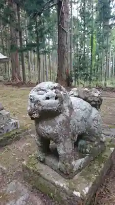 駒形根神社の狛犬