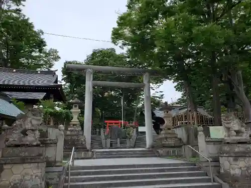 安積國造神社の鳥居