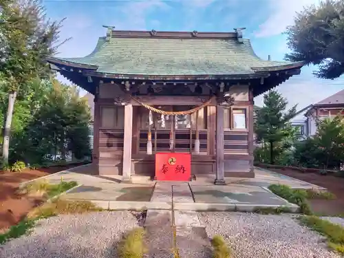入谷氷川神社の本殿・本堂