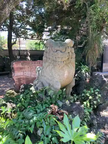 柏諏訪神社の狛犬