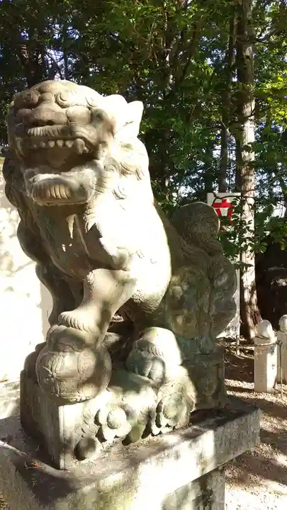 田縣神社の狛犬