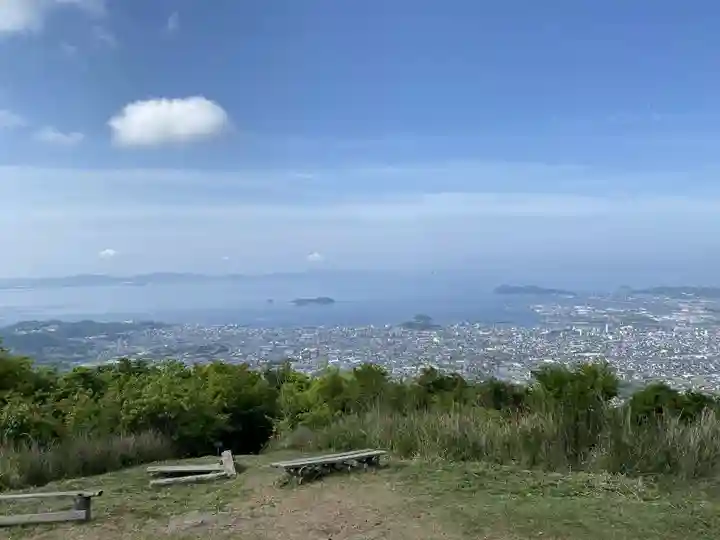 宮道天神社 奥之院の景色