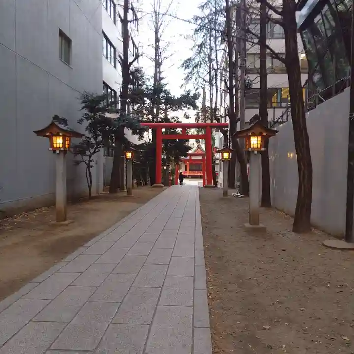 花園神社の鳥居