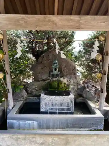 石母田　三吉神社の手水