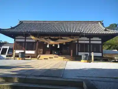阿智神社の本殿・本堂