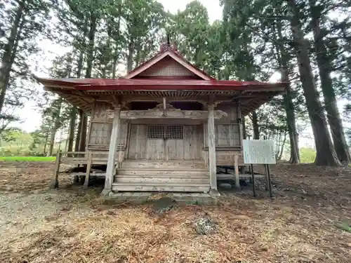 文月稲荷神社の本殿