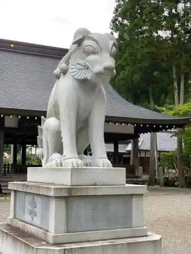 飛驒一宮水無神社の狛犬