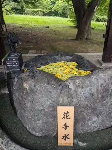 月寒神社の手水