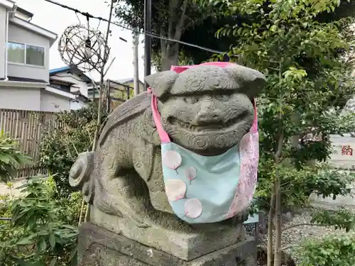 菊田神社の狛犬