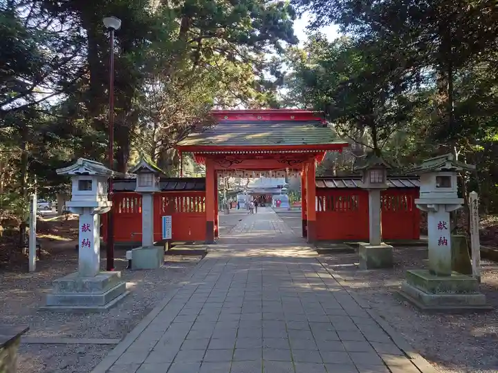 息栖神社の山門・神門