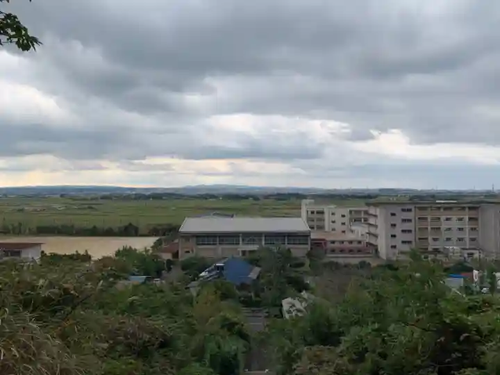 率土神社の景色