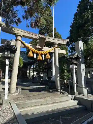 奥田神社の鳥居