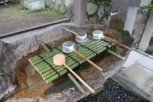 安積國造神社の手水