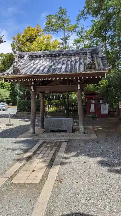 牟呂八幡宮の手水舎