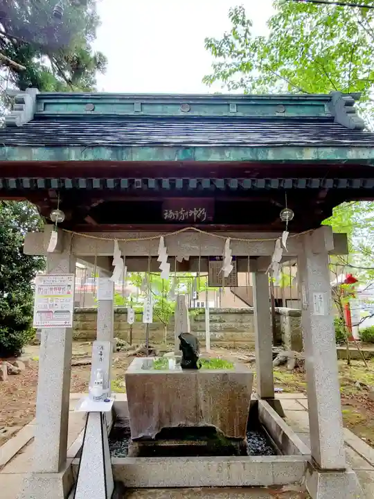 神炊館神社 ⁂奥州須賀川総鎮守⁂の手水舎