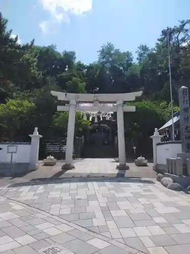 姥神大神宮の鳥居