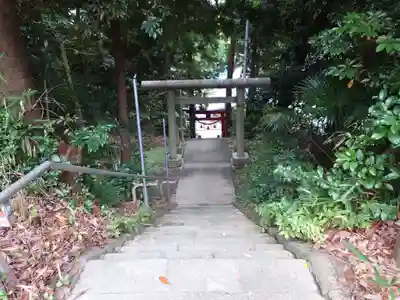 五霊神社の鳥居