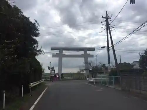 息栖神社の鳥居