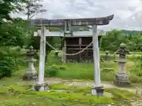 鴫内温泉神社の鳥居