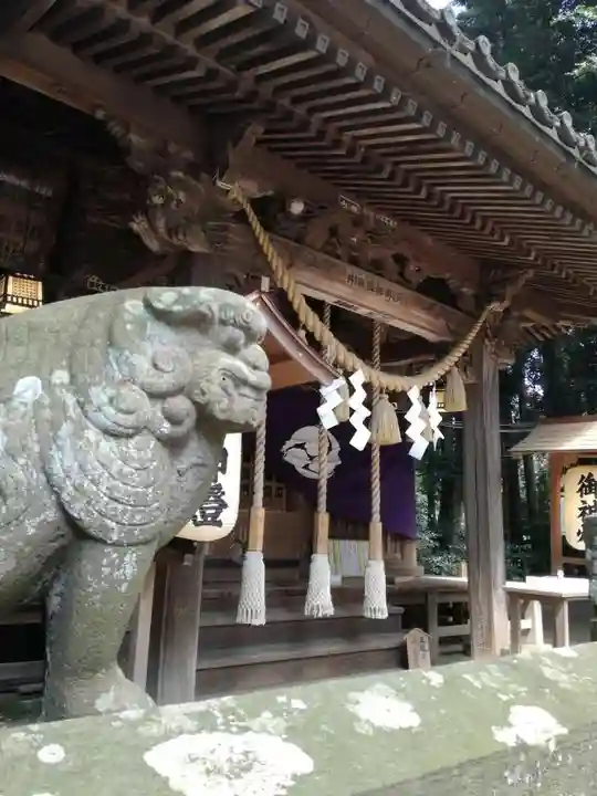 間々田八幡宮の狛犬