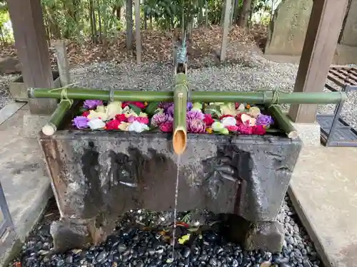 南沢氷川神社の手水舎