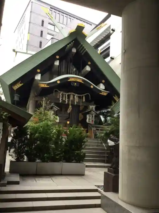 築土神社の本殿・本堂