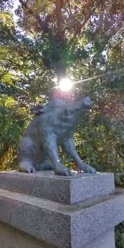 岡太神社の狛犬