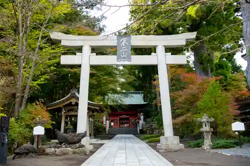 富士山東口本宮 冨士浅間神社の鳥居