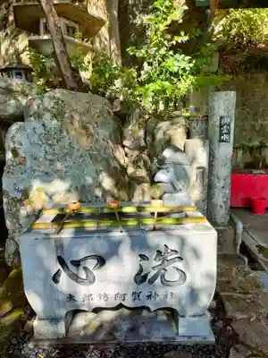 阿賀神社の手水舎
