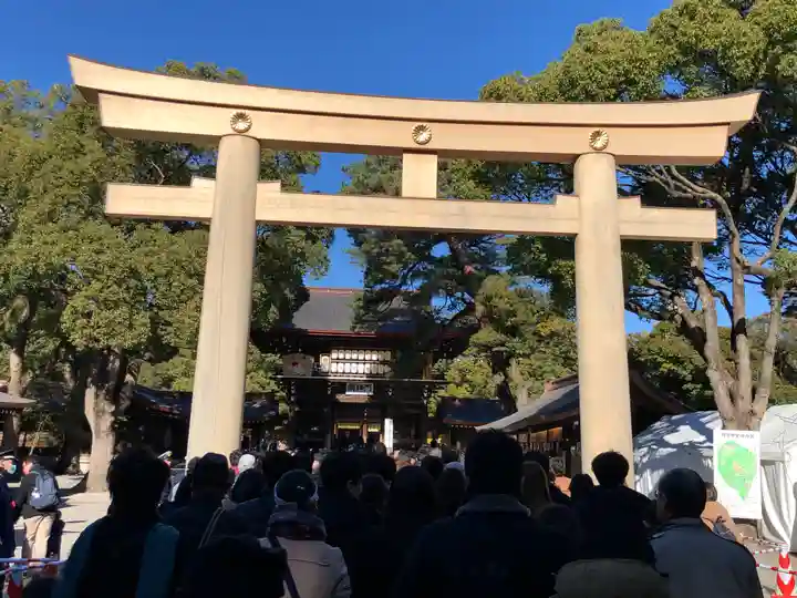 明治神宮の鳥居