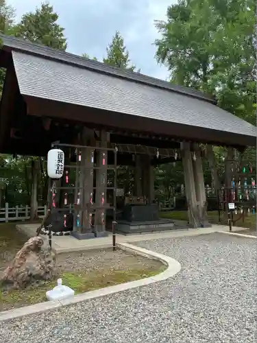 上川神社の手水舎
