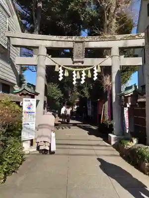 戸越八幡神社の鳥居