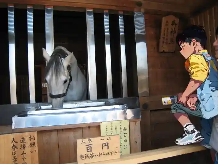 多度大社の動物