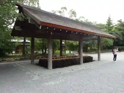 伊勢神宮外宮(豊受大神宮)の手水舎