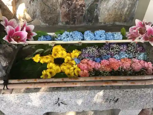 星置神社の手水