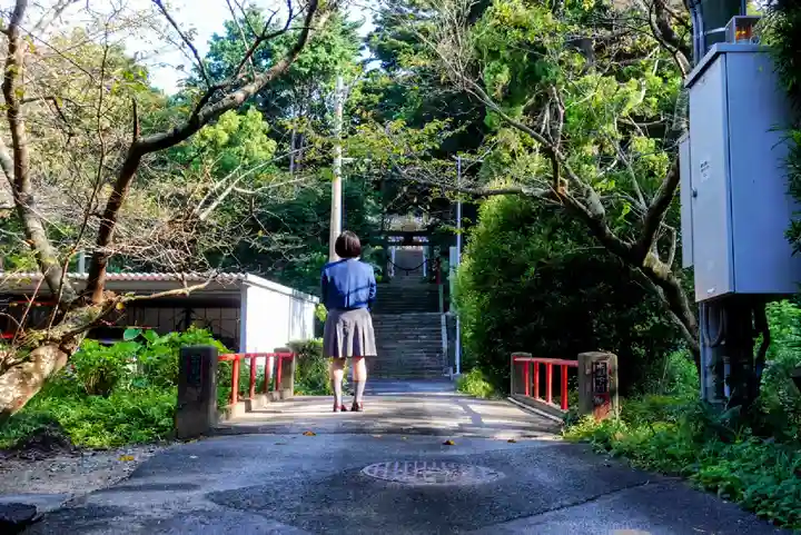 百々神社の自然