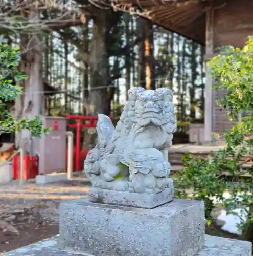 涼ケ岡八幡神社の狛犬