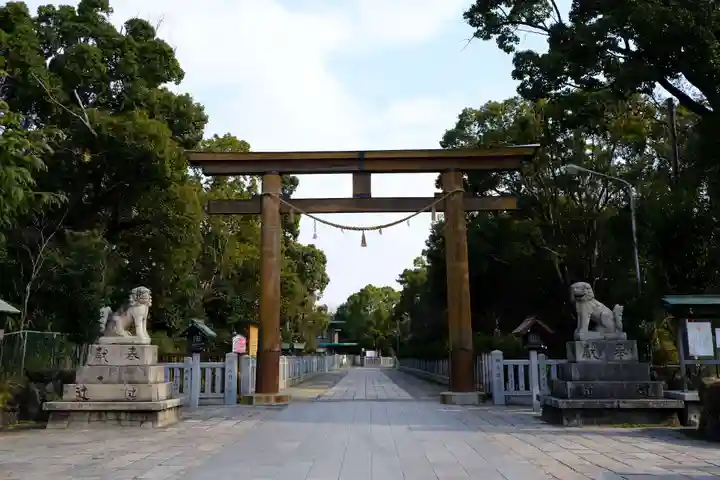 和泉國一之宮 大鳥大社の鳥居
