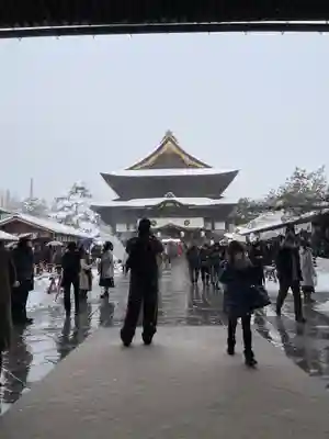善光寺の本殿・本堂