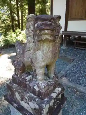奥泉大井神社の狛犬
