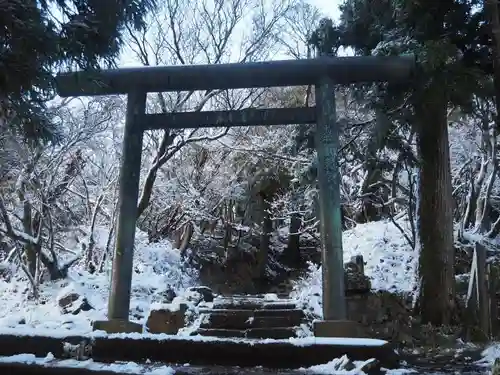 大山阿夫利神社本社の鳥居