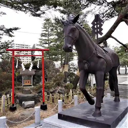 竹駒神社の狛犬