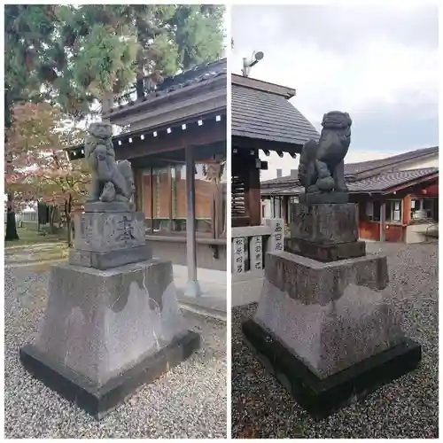 奥田神社の狛犬