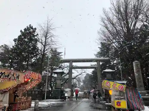 富山縣護國神社の鳥居