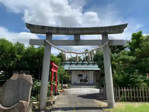 徳王稲荷社・金刀比羅社の鳥居