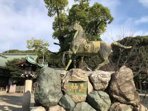 真清田神社の狛犬