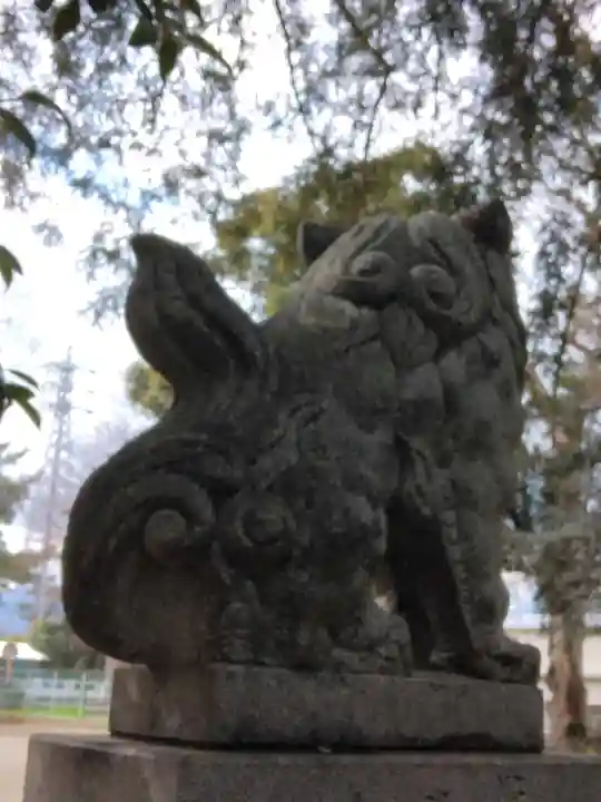 飯泉八幡神社の狛犬