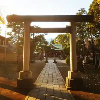品川神社の鳥居